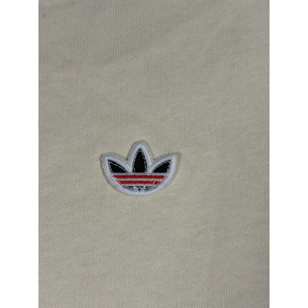 Adidas x Clot Chinese New Year Edison Chen Dolman Ringer Tee Off White Red Men M